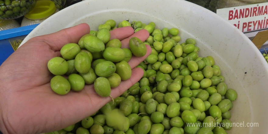 Yeni mahsul kırma-çizme zeytin satışa çıktı