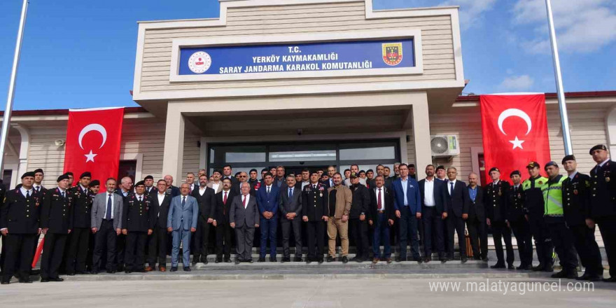 Yenilenen Saray Jandarma Karakolu törenle hizmete açıldı