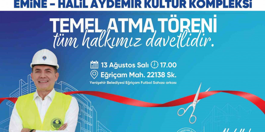 Yenişehir Belediyesi, ilçeye yeni kültür kompleksi kazandıracak