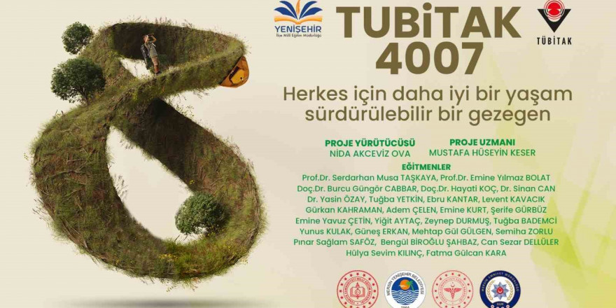 Yenişehir Belediyesinin iş birliği içerisinde olduğu projeye TÜBİTAK’tan destek