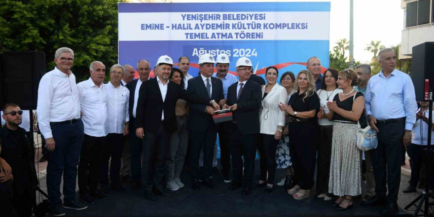 Yenişehir’de kütüphane ve taziyeevinden oluşan kompleksin temeli atıldı