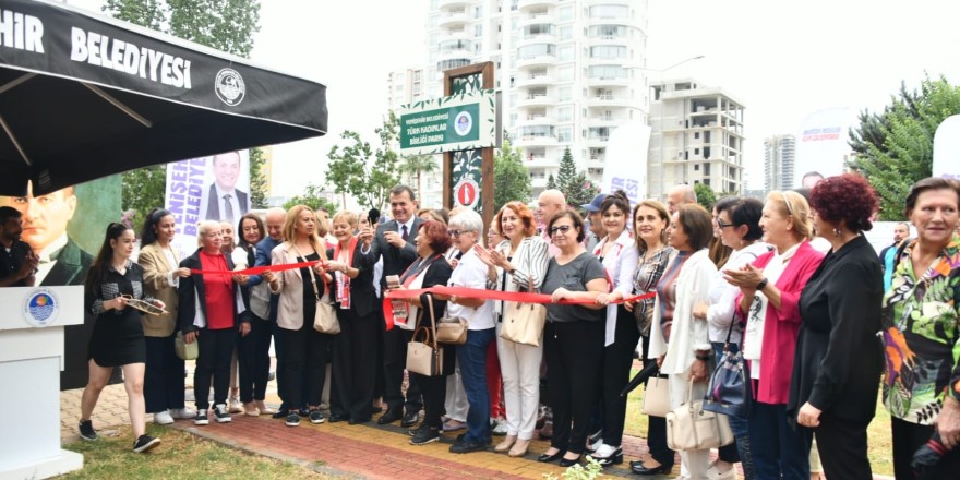 Yenişehir’de yenilenen parka ’Türk Kadınlar Birliği’ adı verildi