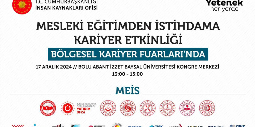 Yetenek Her Yerde Bölgesel Kariyer Fuarları yeni konsepti ile 13 farklı şehirde gerçekleştirilecek