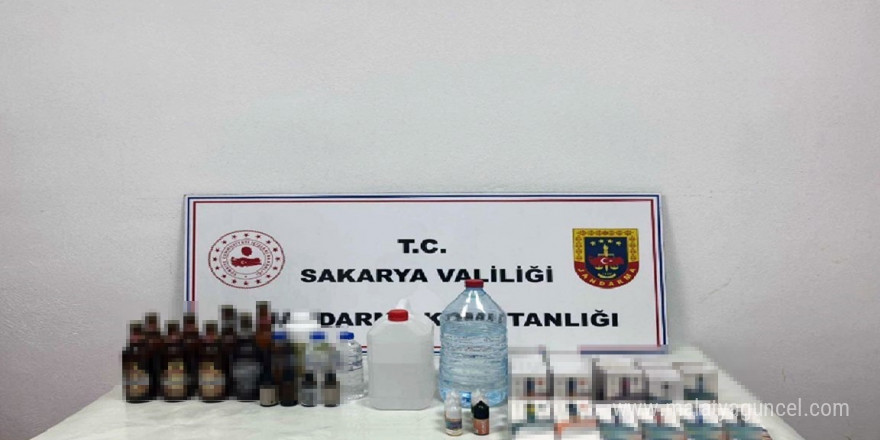 Yılbaşı öncesi operasyonların arttığı Sakarya’da sahte alkol ele geçirildi