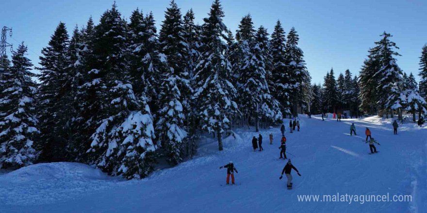 Yılbaşı tatilinde Ilgaz Dağı’na tatilci akını