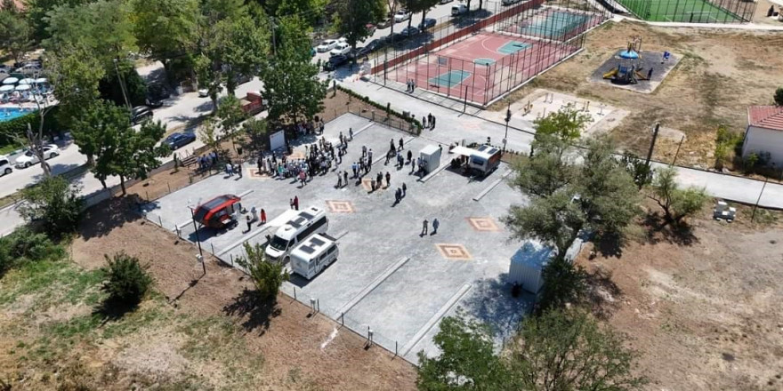 Yoncalı Karavan Kamp Alanı hizmete açıldı