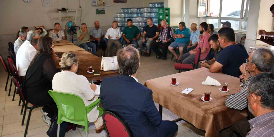 Yuntdağı bölgesinde üreticinin sorunları dinlendi