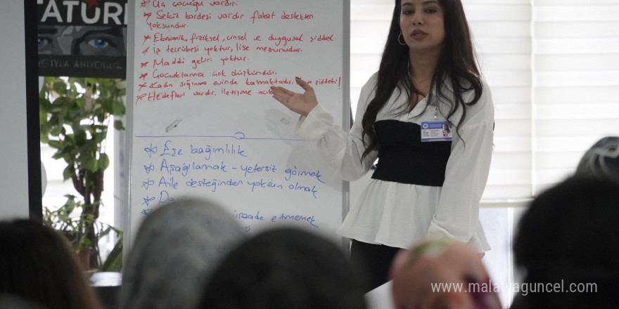 Yunusemre’de şiddetle mücadele seminerleri verildi