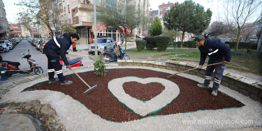 Yunusemre’den Kaynak Mahallesi’nde peyzaj çalışması