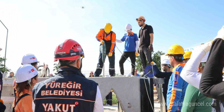 Yüreğir Belediyesi arama kurtarma ekibine AFAD’dan eğitim