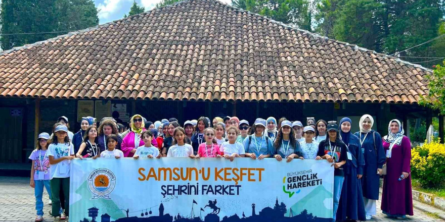 Yüzlerce öğrenci Samsun’u keşfetti