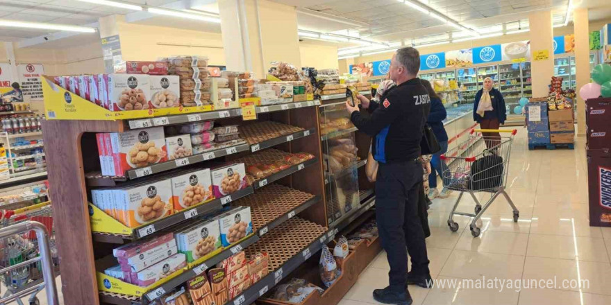 Zabıta ekiplerinden İnönü’de market ve gıda işletmelerine sıkı denetim