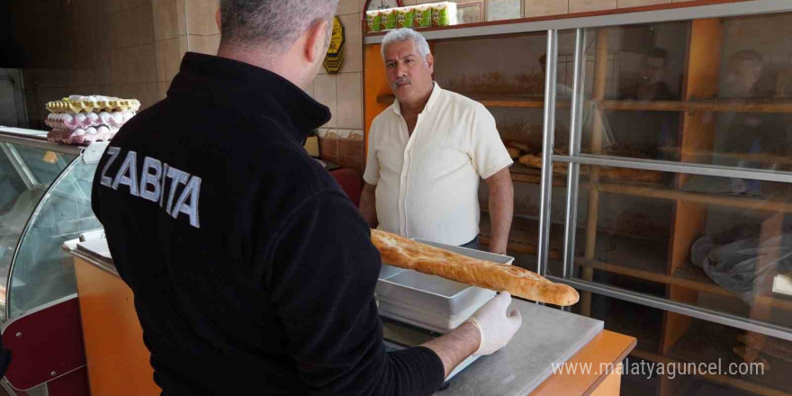 Zabıtadan ekmek fiyat tarifesi ve gramaj denetimi