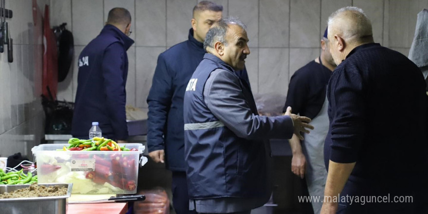 Zabıtadan restoran ve lokantalara denetim