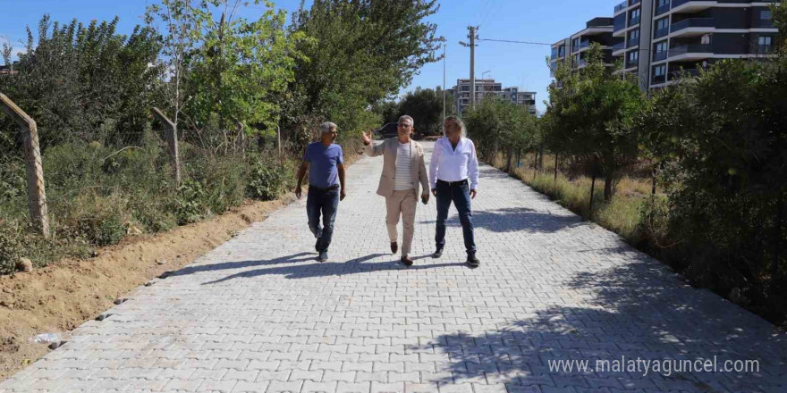 Zafer Mahallesi’ne 6 bin metrekare yol yapıldı