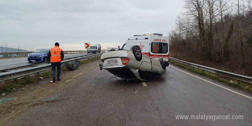 Zonguldak’ta feci kaza: 3 yaralı