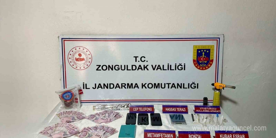 Zonguldak’ta uyuşturucu operasyonu: 3 gözaltı